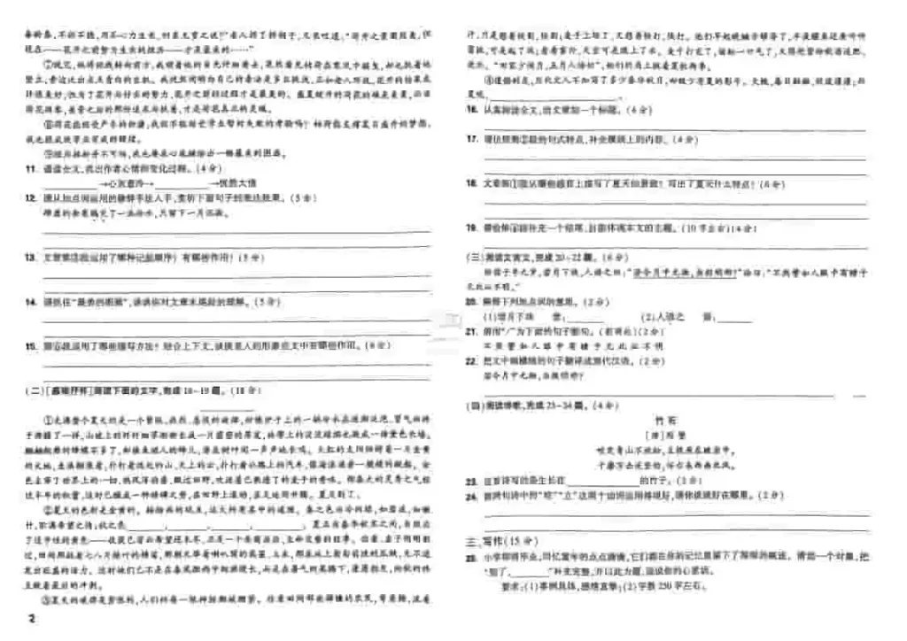 图片[4]-《小白鸥小升初招生真题超详解（星空卷）》-黑马库