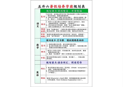 图片[10]-暑假学霸规划表下载-黑马库